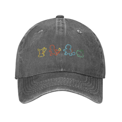 Casual Pokemons Pikachu Bulbasaur Baseball Caps