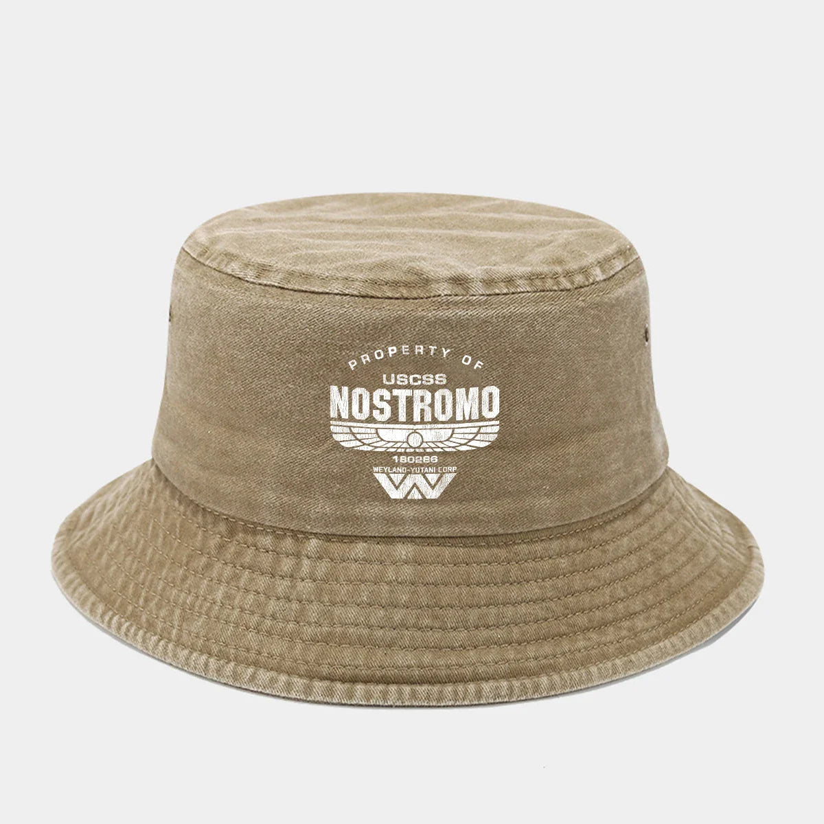 Nostromo Printed Washed Retro Sunshade Fisherman Hat