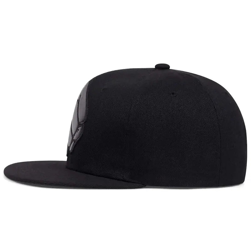 Unisex Leather Label Fist Embroidery Hip-Hop Hats Baseball Caps Sunscreen Hat Snapback Cap