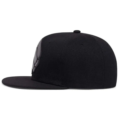 Unisex Leather Label Fist Embroidery Hip-Hop Hats Baseball Caps Sunscreen Hat Snapback Cap