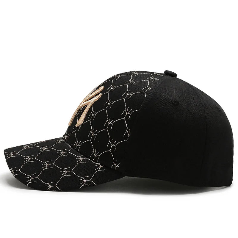 Fashion New MY Embroidered Baseball Cap