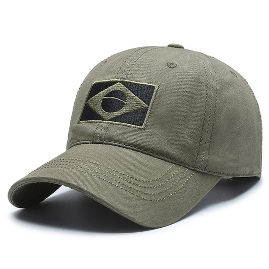 Brazil Flag Sun Protection Snapback Cap Baseball Hat