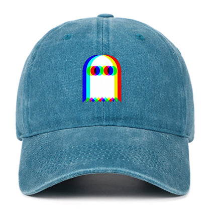 Colorful Ghost Print Baseball Cap