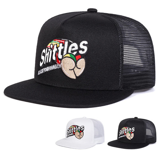 Unisex SHITTLES Embroidery Hip-hop Hat Snapback Cap
