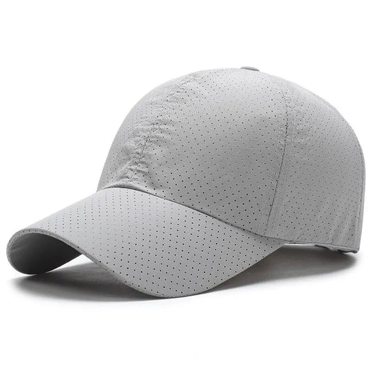Hat Men Spring Summer Solid Color Mesh Cap Baseball Cap