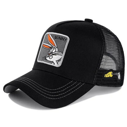 2New High Quality Brand Anime Cartoon Snapback Cotton Baseball Cap Men Women