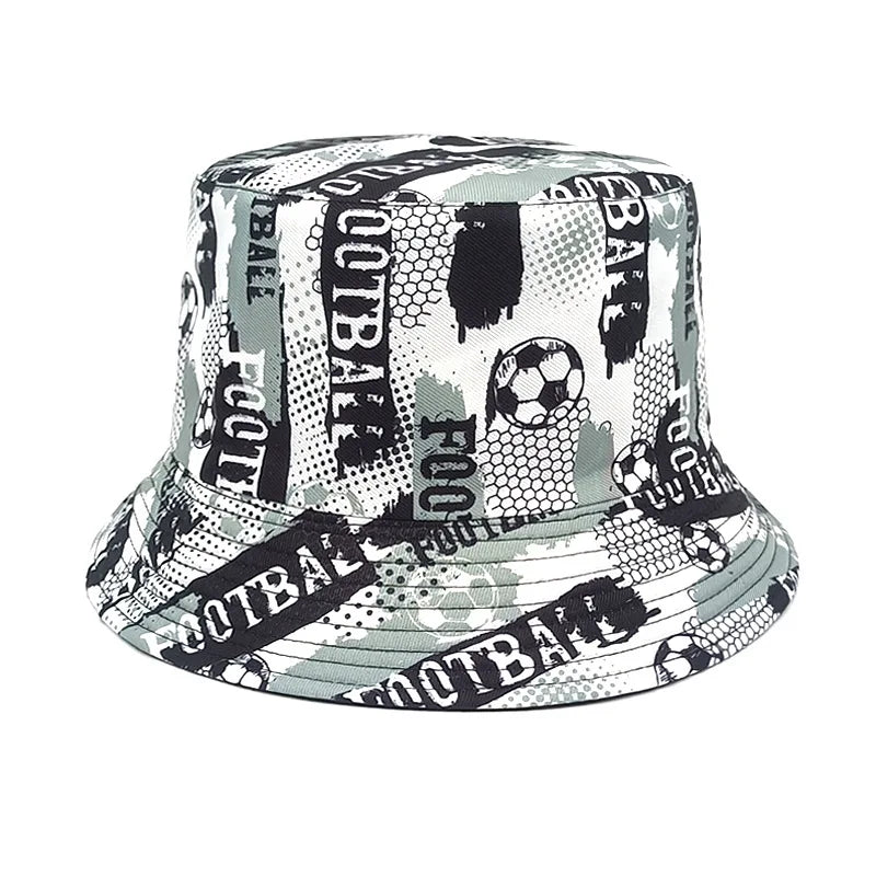 Flag Print Cheer Hat Bucket Hat