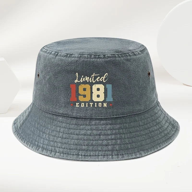 Fisherman Hat Bucket Hat With A 1981 Print