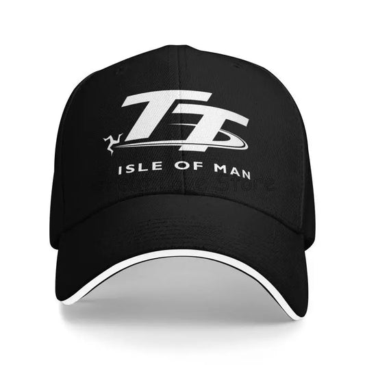 Isle of Man TT Races Motorcycle Print Baseball Cap