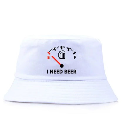 I Need Beer Reversible Bucket Hat For Woman Man
