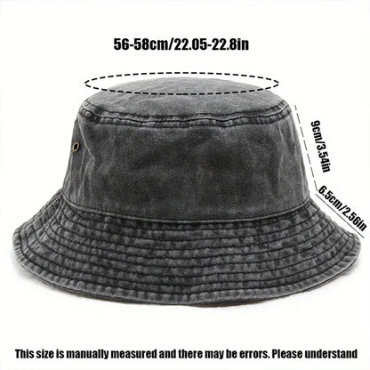 Silly Goose Washed Cotton Bucket Hat For Men Women