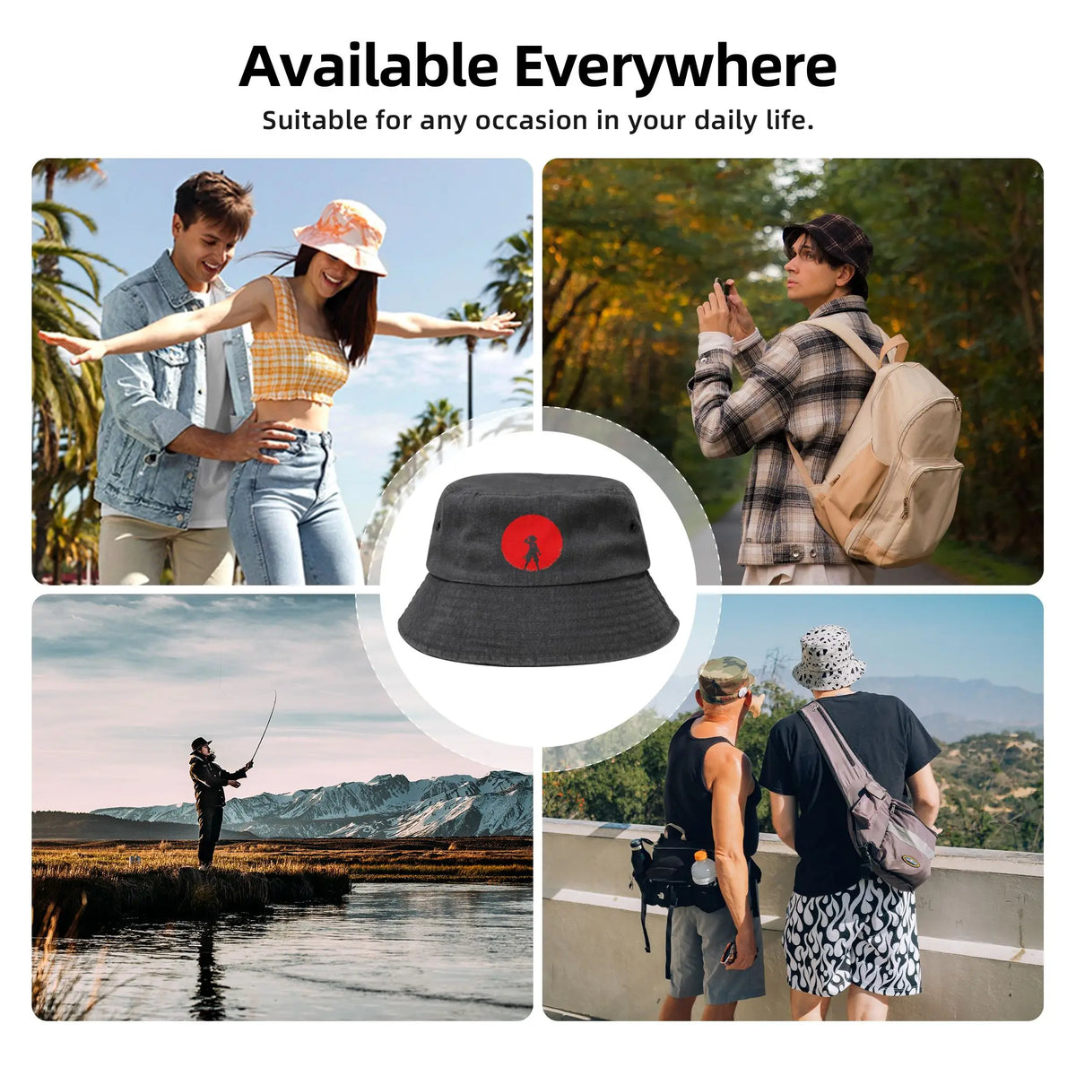 Summer One-Piece Luffy Bucket Hat