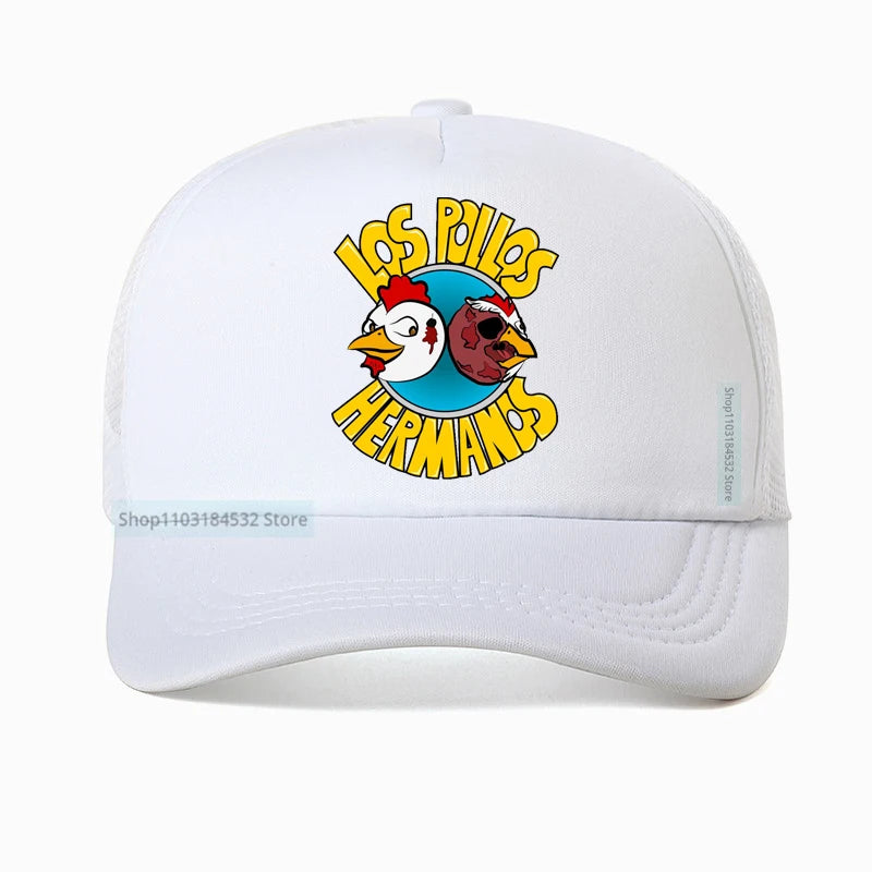 Los Pollos Hermanos Funny Breaking Bad Mesh Baseball Cap