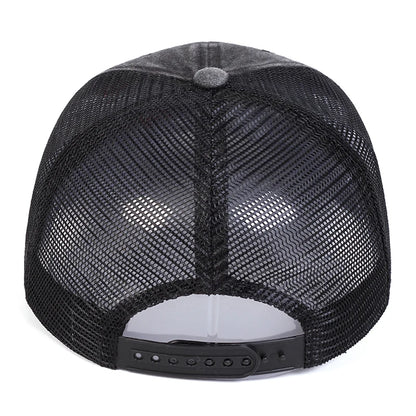 Unisex PAPA Letter Embroidery Baseball Net Caps Sunscreen Hat Sports Cap