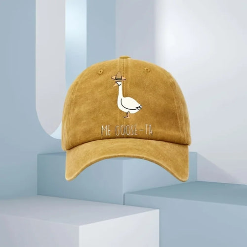 Fashionable Duck Print Baseball Cap