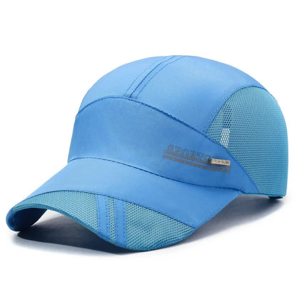 Unisex Outdoor Sports Quick-Dry Mesh Cap Baseball Cap