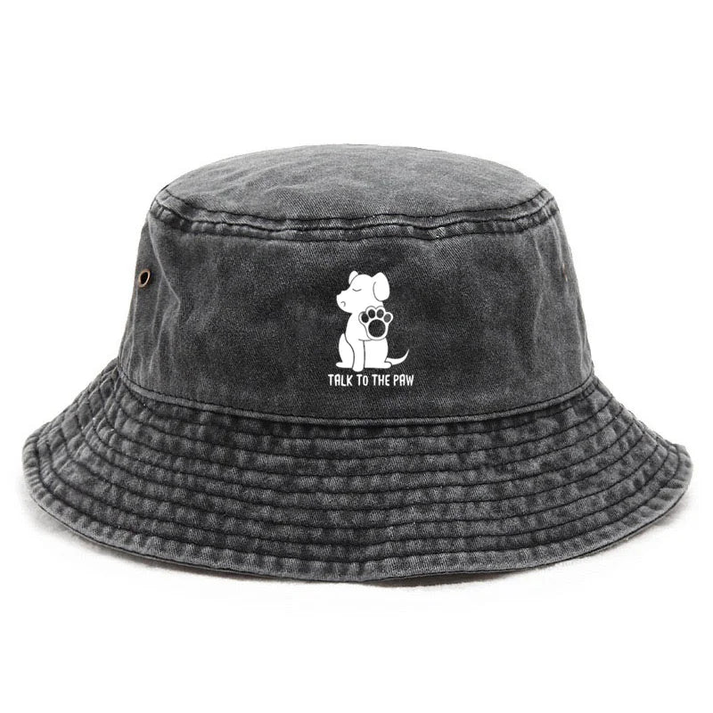 Bucket Hat Vintage Fishing Hat For Dog Owners Sun Protection