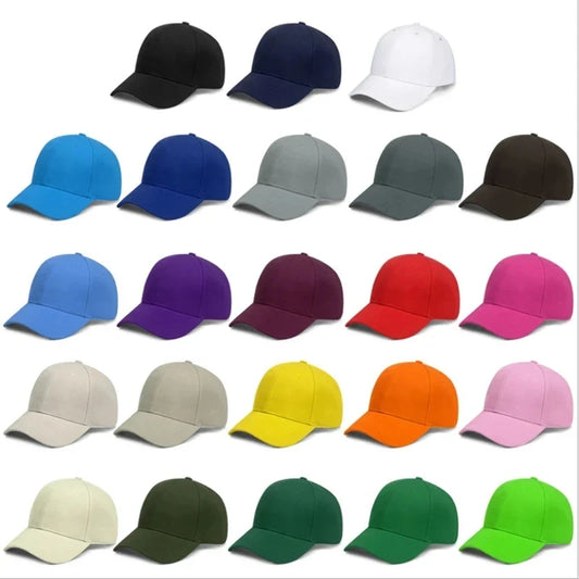 Blank Unisex Adjustable Dad Hat Solid Color Twill Plain
