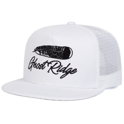 Unisex GHOST RIDGE Letter Embroidery Hip-hop Net Hats Snapback Caps