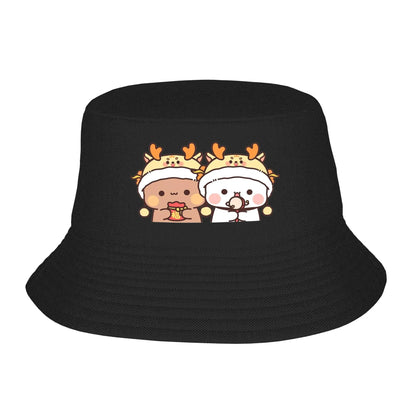 Bucket Hat Cute Happy Bubu Face