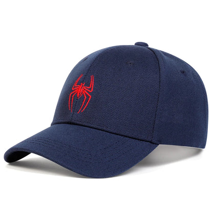 Unisex Spider Embroidery Baseball Caps