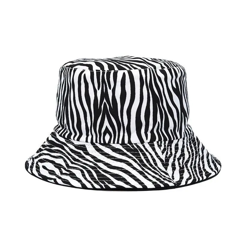 Bucket Hat Women Men Unisex Panda Printed Fisherman Cap Female