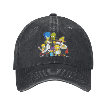 The S-simpson Family Treehouse of Horror Casual Baseball Cap