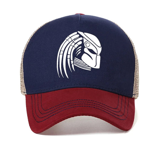 Predator Motorcycle Summer Mesh Baseball Cap Sci-fi Horror Film