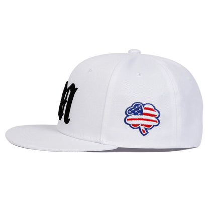 Unisex Letter M Crown Embroidery Hip Hop