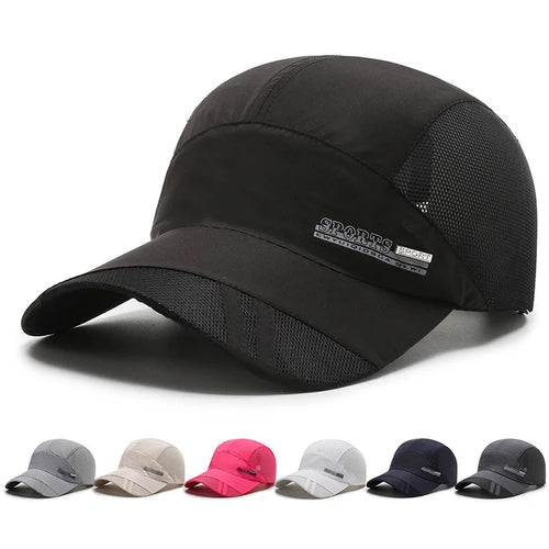 Summer Thin Men's Hat Sweat-absorbing Net Hat Fishing Hat Baseball Cap