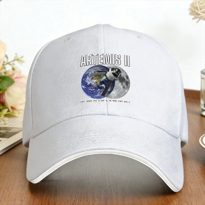 Artemis 2 Moon Mission First Crewed Flight Since Apollo Sun Baseball Cap