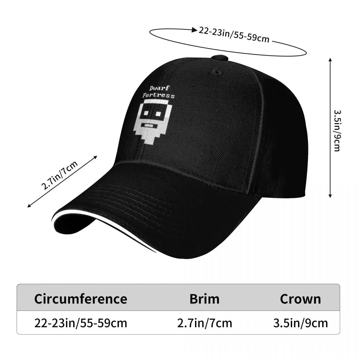 Baseball Caps Dwarf Fortress Customized Sport