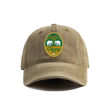 Chang Beer Baseball Cap Distressed Hats Chang Beer Thai Drink Hat Fashion