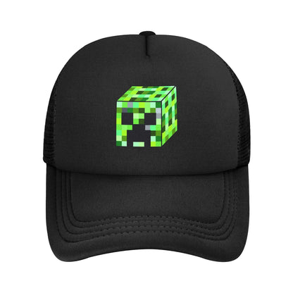 Unisex Creepers mob sticker Trucker Cap Mesh Baseball Cap