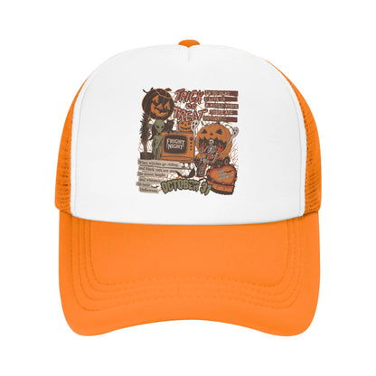 Spooky Ghost Mesh Baseball Caps