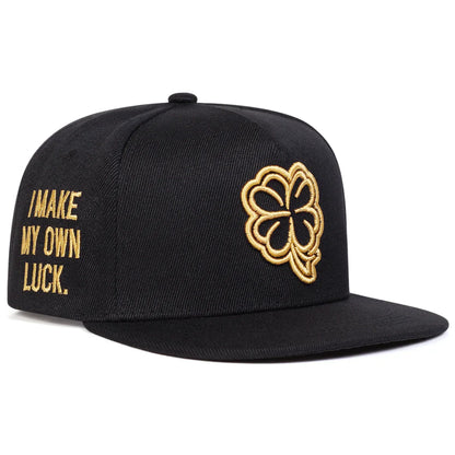 Unisex Four Leaf Clover Embroidery Hip-hop Hats