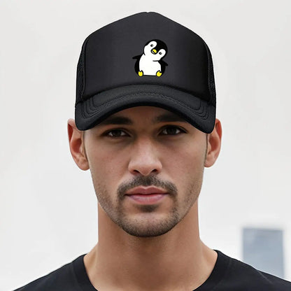 Cute Penguin Print Baseball Cap