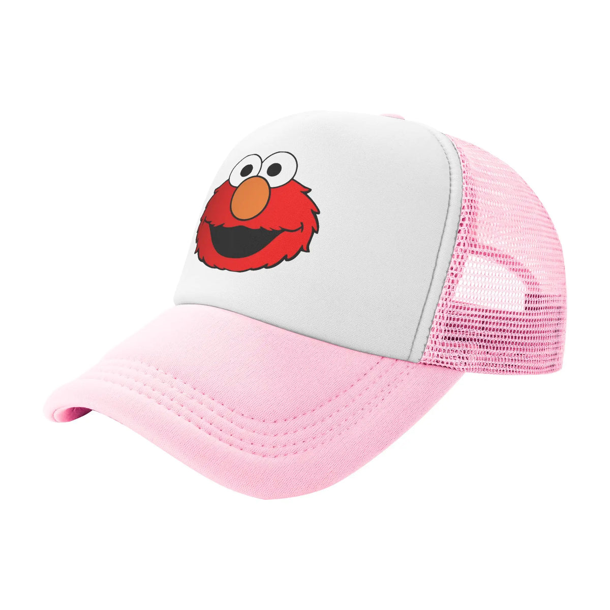 Elmo Cartoon Sesames Streets Trucker Hat Baseball Cap