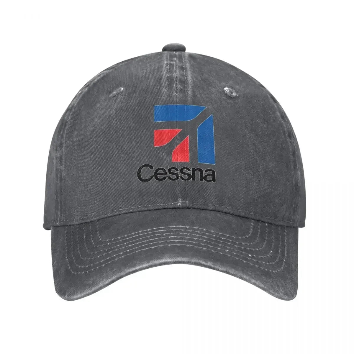 Cessna Logo Baseball Cap American Aircraft Manufacturer y2k Retro Men