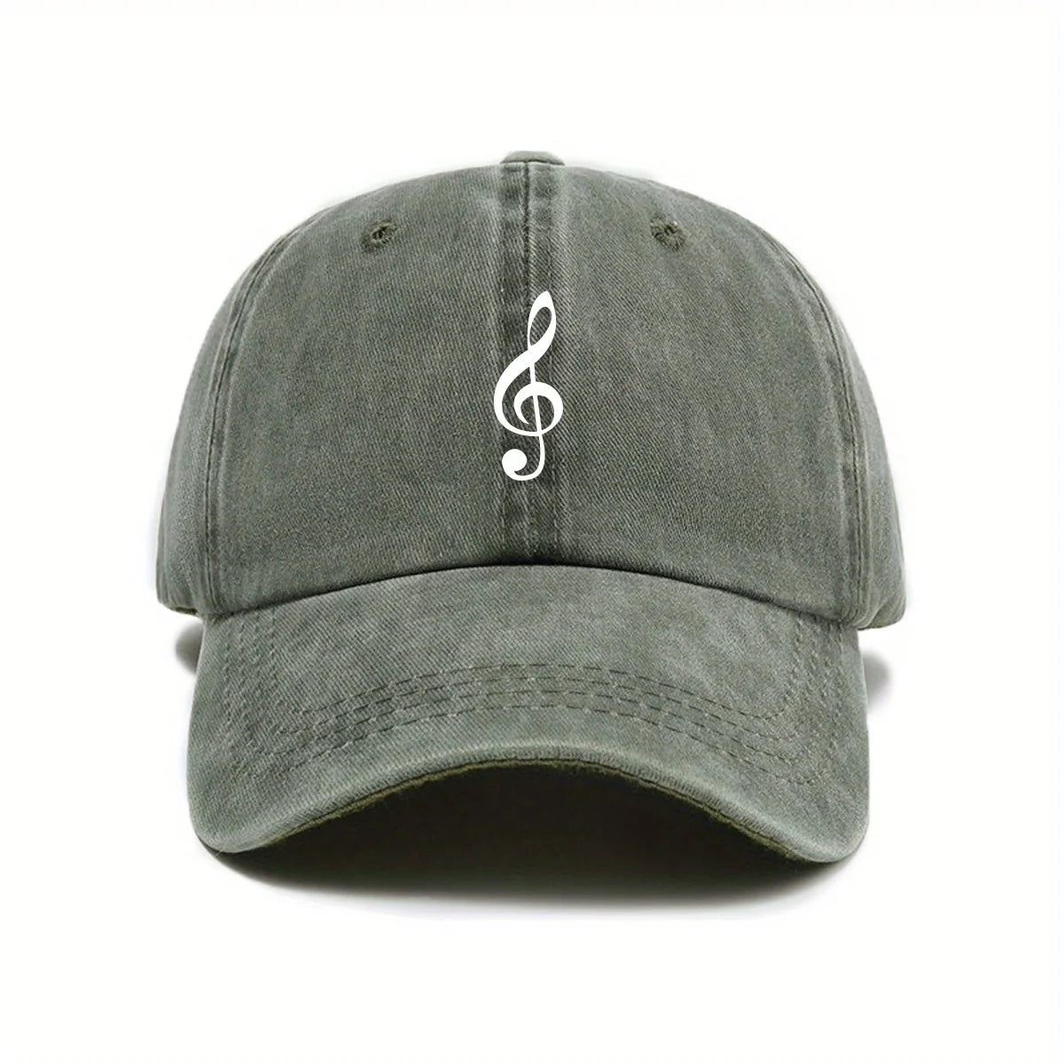 Music Note Printed Baseball Cap