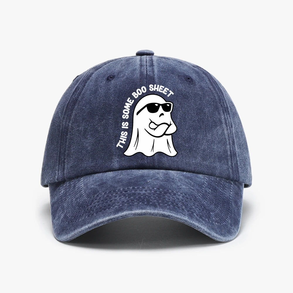 This Is Some Boo Sheet Prints Halloween Baseball Cap