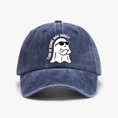 This Is Some Boo Sheet Prints Halloween Baseball Cap