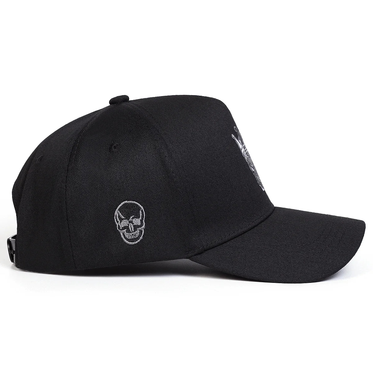 Unisex Skull Wearing A Crown Embroidery Baseball Caps