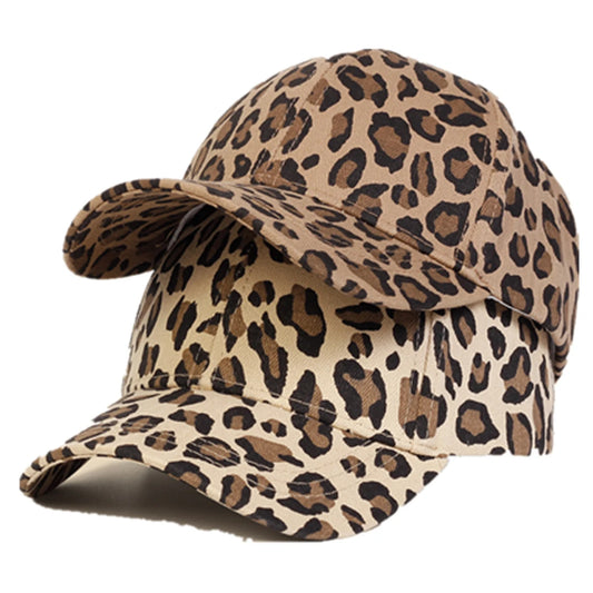 Children Leopard Print Baseball Caps