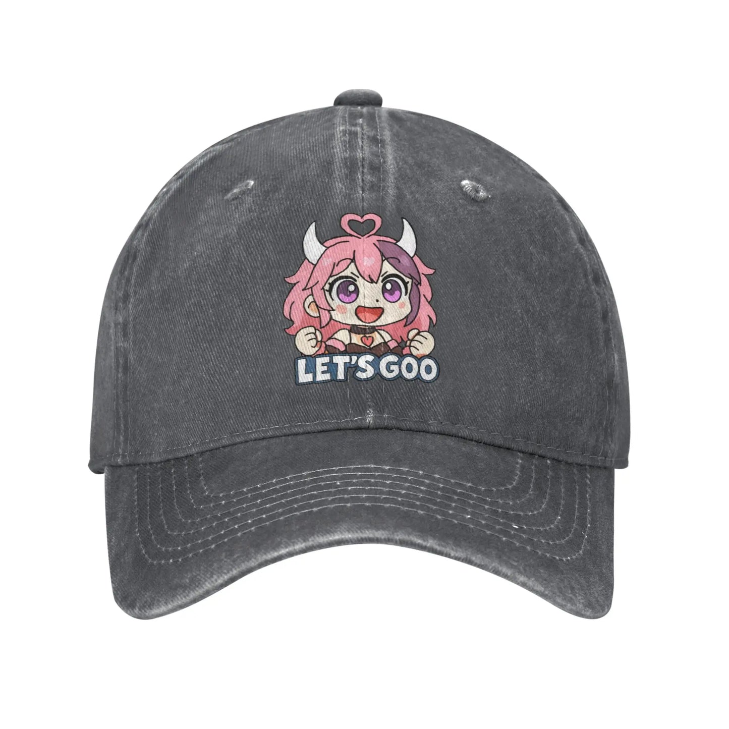 Baseball Cap Ironmouse VTuber Summer Fashion Baseball Caps