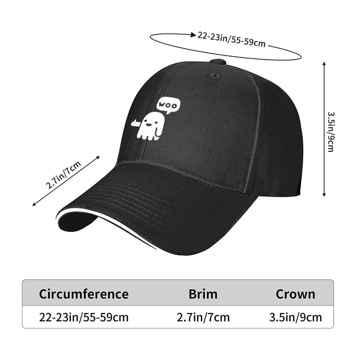 Ghost Approval Baseball Cap Military Cap