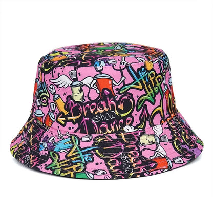 Summer Sun Hat Reversible Yellow Duck Bucket Hat