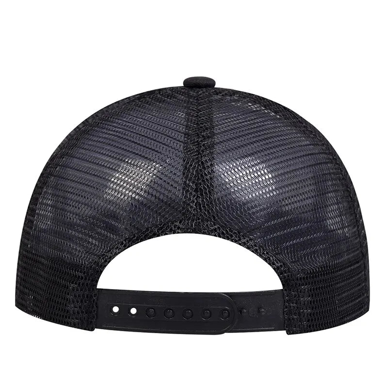 Summer Men Mesh Baseball Cap Outdoor Sport Chicago Letter