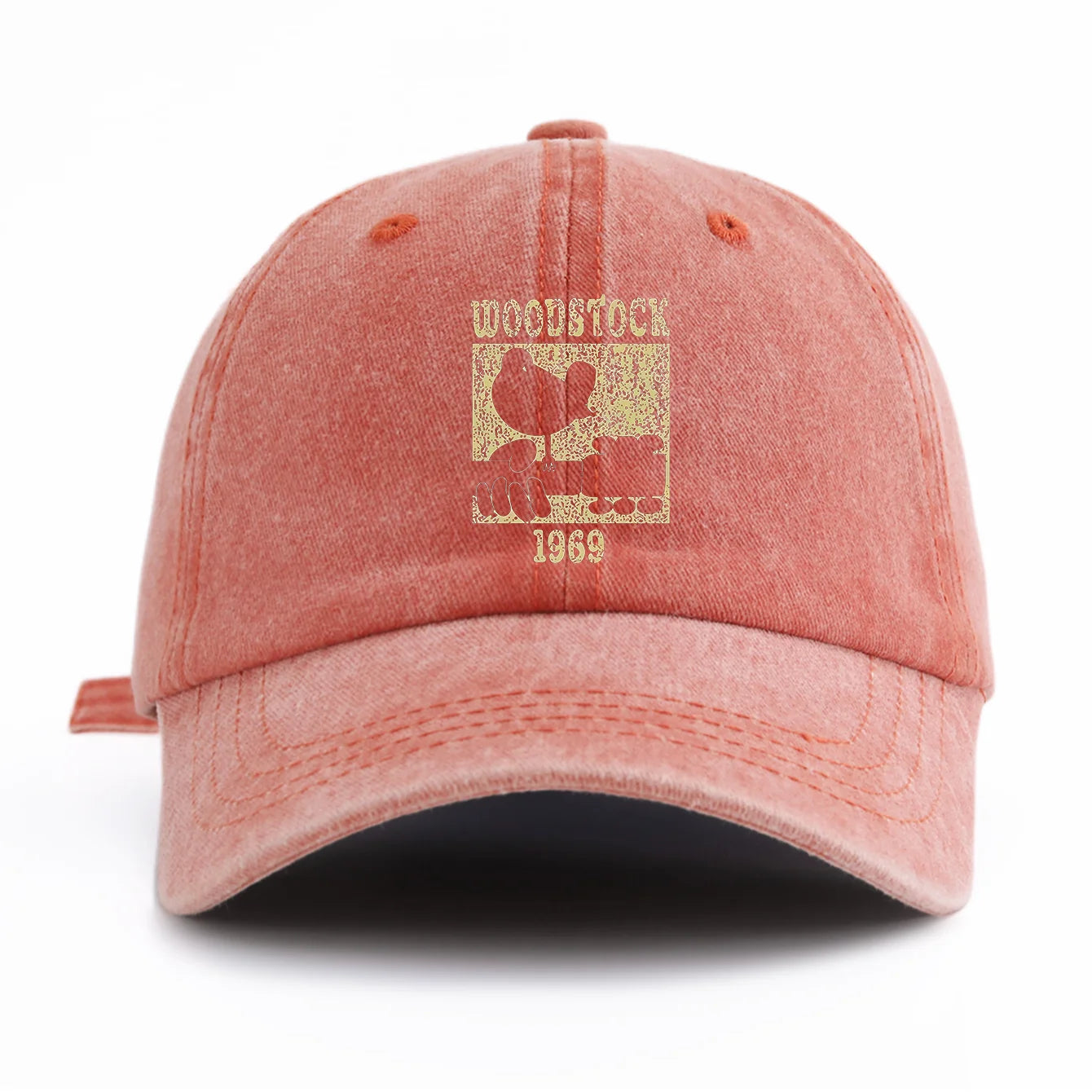 WOODSTOCK Print Washed Baseball Cap For Adults