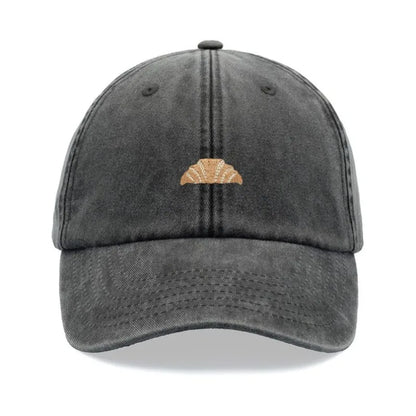 Croissant Printing Retro Baseball Caps